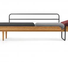 tabanda_nap_daybed_red_fr_profile open